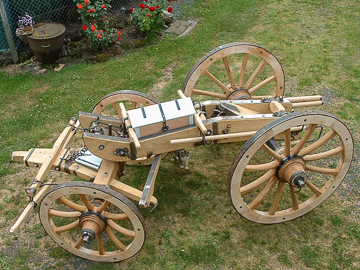 Alain Montpied - Artisan Wheelwright - Field artillery carriage